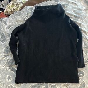 FREE PEOPLE Midnight Black Turtleneck Sweater S